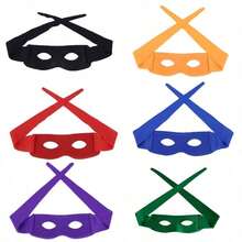1pc Women's Solid Color Performance Masquerade Cosplay Mask Halloween Mask Eye Mask Halloween - Multicolor - View 14