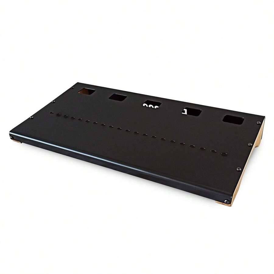 Pedalboard Fuhrmann PB5 Luxo Detalhe Em Madeira Universal Cor Preto