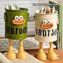1PC Cute & Fun Cartoon Sausage Shaped Pen Holder, Minimalist Retro Office Pen Rack, Large Capacity Desktop Pen Holder, Requires Self-Assembly, Perfect Gift For Home Stationery Storage Or Learning Supplies - One Size Fits All - View 12