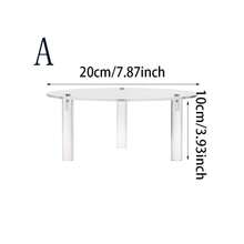 Acrylic Decorative Dessert Stand Round Cupcake Rack Acrylic Display Stand Birthday Wedding Decoration Transparent Dessert Display Rack - Clear - View 5