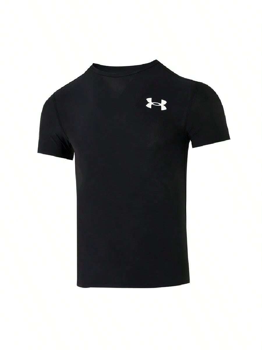 Under Armour Men's Sports T-Shirt & Tank Top HG OG Compression SS Tight Fit Short Sleeve Men's Daily Running 1387560-001 - Black - View 1