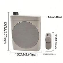 Wireless Voice Amplifier With 2 Magnetic Microphones, Magnetic Hidden Charging, Excellent Sound Quality, Long Battery Life, Compact Size, Loud Volume, Suitable For Indoor And Outdoor Use, Applicable To Various Scenarios And Professions, Teachers - View 11