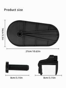 Penjepit Sandaran Lengan Meja Ergonomis, Bantalan Penopang Siku Kulit Sintetis yang Dapat Diputar 180°, Penahan Lengan Bawah Tanpa Pengeboran, Aksesori Komputer Kantor Rumah untuk Meredakan Ketegangan Bahu & Leher - View 5
