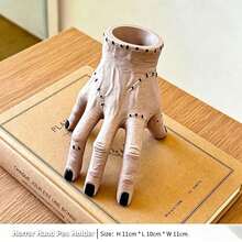 Hasbro Halloween Addams Family Severed Hand Wednesday Prank Prop Palm Severed Hand Ornament Pen Holder, Decorative Desktop Office Ornament, Perfect Gift For Halloween And Christmas - Multi-color - View 7