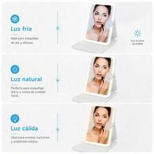 Led Makeup Mirror - White - View 3