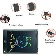 8.5-Inch Graphic Tablet, Kids' Tablet, Color Doodle Tablet, One-Button Erase, Ultra-Thin And Portable, Educational Toy - Black - View 5