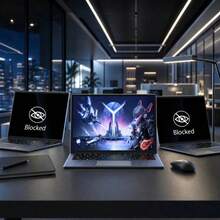 Pelindung Layar Privasi Magnetik untuk Surface Laptop Go 3/2/1-12.4 Inci, Layar Anti-Privasi Matte untuk Notebook, Filter Privasi Laptop, Cocok untuk Tempat Umum Seperti Kantor, Bandara, Kafe, dll. - View 3