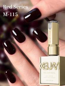 XEIJAYI 15ml 三件套凝胶指甲油套装 - 红色系，亮面和哑光两种质地，UV/LED 可固化，不含铅和酒精，适合美甲沙龙和 DIY 美甲 - 彩色 - 查看 6