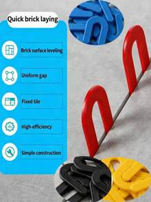 U-Shaped Tile Gasket, Horseshoe-Shaped Tile Leveling Gasket, Suitable For Ceramic Tiles, Glass, Marble, Stone And Wall-To-Floor Installations. It Is A Reusable Plastic Tile Joint Gasket For Filling Various Size Gaps - Multiple Sizes Available. - A-u Type - View 2