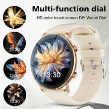 High-Definition Round Screen Smart Sports Watch, Comes With Strap, Fashionable Digital Watch, Supports Calls And Music Control, Unisex Sports Watch, Perfect Gift - Multicolor - View 5