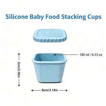 4pcs Portable Airtight 180ml/6oz Baby Food Container Set, Cute Design Toddler & Kids Snack Storage Boxes - Multicolor - View 10