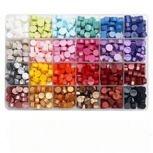 24/15-Grid Hexagonal Wax Beads For Wax Seal Stamps, Suitable For DIY Envelope Decoration, Wedding Invitations, Cards, Postcards, Gift Wrapping, Handicrafts And Scrapbooking - Boxed Wax Seal - View 11