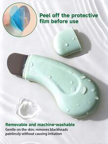 2/1pc Ergonomic Blackhead Remover, Non-Slip Handle, Precise Physical Cleaning, Simple Skin Brush, Suitable For Students And Travelers, Durable Pore Cleaner, Applicable For Daily Face Washing, Removes Blackheads Without Electricity - Multicolor - View 5