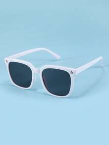 1 Pair Kids Fashion Glasses, Suitable For 3-12 Years Old Boys And Girls, Versatile Style, Comfortable And Ultra-Lightweight For Photos And Posing - Multicolor - View 11