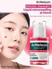 Dr.Melaxin 2件組韓系護膚套組，微針海綿鈣精華液與眼部修復霜，適用於毛孔細緻、細紋與黑眼圈護理 - 毛孔與眼部煥活雙效套裝 - 查看 2
