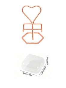 Heart-Shaped Metal Phone Stand, Easy-To-Use Iron Slouchy Desktop Phone Holder Base For Bedroom - Multicolor - View 13