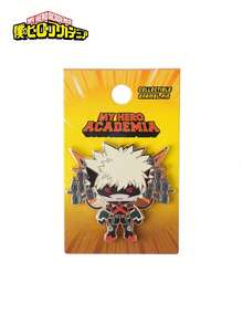 Pin Brooch Anime Badge Backpack Clothing Accessory Collectible Fan Gift Official Licensed Crunchyroll 1 Pc - My Hero - View 2