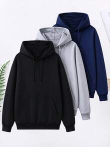 Women's Fashion Black Sweatshirt, Loose Casual Fit, Versatile And Flattering Sports - Black - View 8
