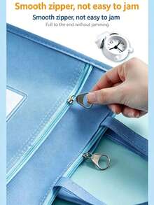 New Tote Bag, High Cost-Performance Minimalist Multi-Color File Holder, Tutoring Bag, Desktop Storage Textbook & Test Paper Folder, Unisex Office Storage Bag - Tote Bag - View 6