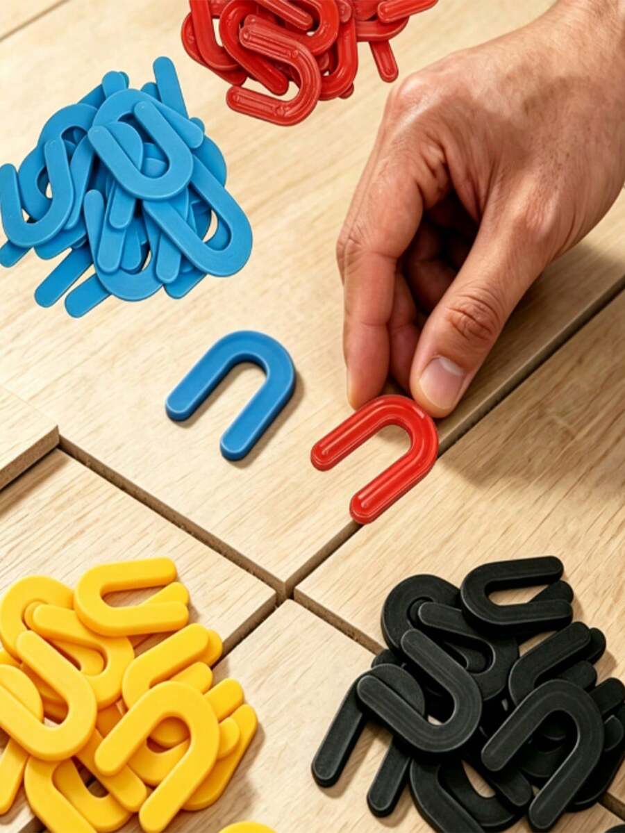 U-Shaped Tile Gasket, Horseshoe-Shaped Tile Leveling Gasket, Suitable For Ceramic Tiles, Glass, Marble, Stone And Wall-To-Floor Installations. It Is A Reusable Plastic Tile Joint Gasket For Filling Various Size Gaps - Multiple Sizes Available. - A-u Type - View 1