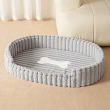 1pc Pet Bed For Cats And Dogs, Winter Warmth And Insulation, Suitable For Small, Medium And Large Pets, Plush Material With High-Density Sponge, Fast Rebound, Semi-Enclosed Bottom, Anti-Slip And Moisture-Proof, Puppy House, Kitten House - Multicolor - View 10