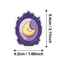 50pcs Purple Magic Witch Graffiti PET Stickers, Suitable For Decorating Journals, Phone Cases, Notebooks, Tablets, Skateboards, Guitars, Party Packaging, Water Bottles And Luggage - Multicolor - View 3