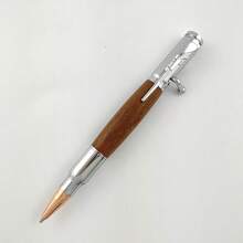 Custom Engraved Bullet Pen, Personalized Wooden Barrel Pen, New Police Officer Gift, Police Academy Graduation Gift, Military Gift - Multicolor - View 15