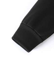 Impala Men Hoodie Co-Ords - Black - View 6