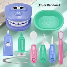 9 piezas Juego de Juguetes de Dentista Miniatura para Niños - Herramientas de Cuidado Oral Realistas, Estimulan la Imaginación, Eduentretenimiento; Modelo de Examen Dental, Fomentan la Interacción Padre-Hijo y el Juego de Roles, Juguete de Aprendizaje Adecuado para Niños y Niñas (Material de Plástico) - Multicolor - Ver 19