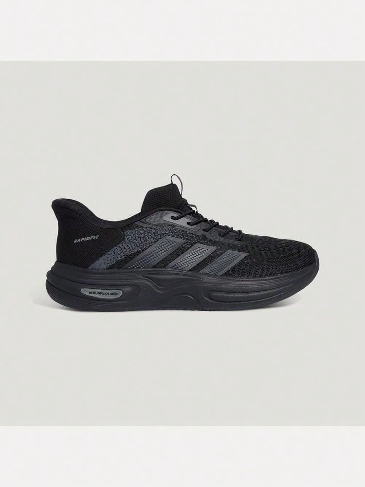 Adidas Men's CLOUDFOAM CUXXION - RAPIDFIT Running Shoes Low-Top LB5718 - Black - View 1