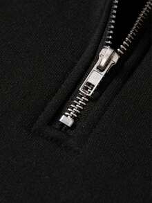 Impala Men Hoodie Co-Ords - Black - View 4