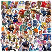 Disney Zootopia2 Sticker Cartoon Anime Judy Hopps Nick Wilde Nibbles Maplestick Gary De Snake Image Stickers Suitable For Suitcase Laptop Notebooks And Diaries PVC Waterproof - Multicolor - View 1