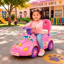 Kids Push Ride-Ons - Rose Red - View 3