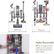 SOKANY Wall-Mounted Vacuum Cleaner Accessory Storage Rack, Cordless Vacuum Brush Head Tool Organizer - View 7