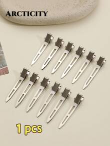 Arcticity 100入 5.5cm 銀色金屬髮夾，髮根蓬鬆造型夾，多尺寸，DIY髮飾工具，適用於各種髮型 - 銀色 - 查看 7