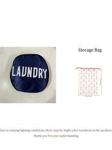 Extra Large Capacity Storage Bag, Foldable Drawstring Storage Bag, Multi-Purpose Rectangular Woven Laundry Bag, Clothing Storage, Suitable For Home And Travel Storage, Shoe Storage Bag, Can Be Used As Laundry Bag Or Back To School Gift - Multicolor - View 10