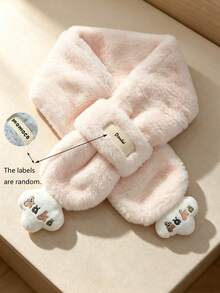 Children's Plush Scarf, Autumn/Winter Korean Style Cute Baby Neck Warmer, Toddler Neck Protector - Multicolor - View 12