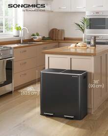 Trash Cans - Black - View 1