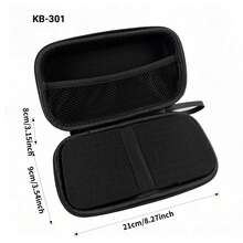 EVA Hard Shell Multimeter Storage Case, Suitable For Fluke 101/106/107, Portable Shockproof Tool Bag, Includes DIY Customizable Cut Foam - Black - View 4