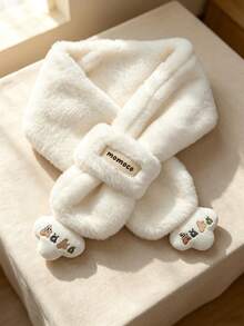 Children's Plush Scarf, Autumn/Winter Korean Style Cute Baby Neck Warmer, Toddler Neck Protector - Multicolor - View 8