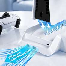 Cooling Stand For P5, P5 Slim And P5 Pro, Fast Charging Station For P5 Controller, With Adjustable Speed Fan, Controller Charging Indicator And Charging Protection, Includes Headset Hook - View 5