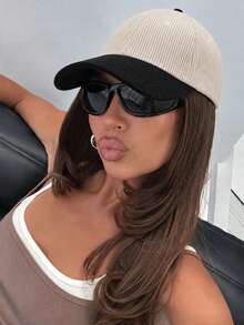1pc Unisex Adjustable Baseball Cap, Classic Daily Wear Hat, Suitable For Outdoor Travel And Sports - Multicolor - View 5