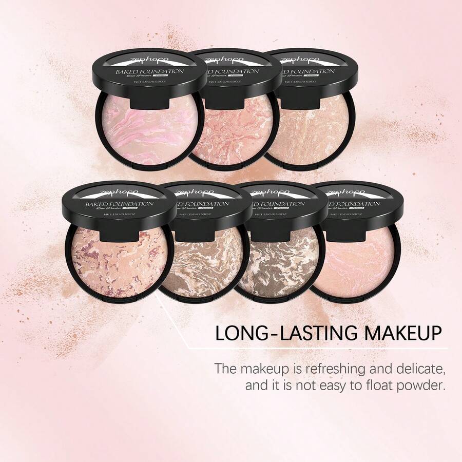 zephoco Polvos Matificantes Para Corrector, Fija El Maquillaje Con Acabado Mate, Textura Fina, Reduce El Aspecto Grasoso, Ideal Para Uso Diario - Multicolor - Ver 1