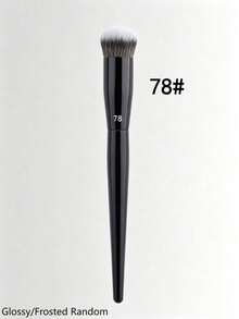 2/1pc 47# Foundation Brush, 78# Foundation Brush, Eyeshadow Brush, Liquid/Cream Blush Angled Professional Makeup Tool Set - Multicolor - View 18