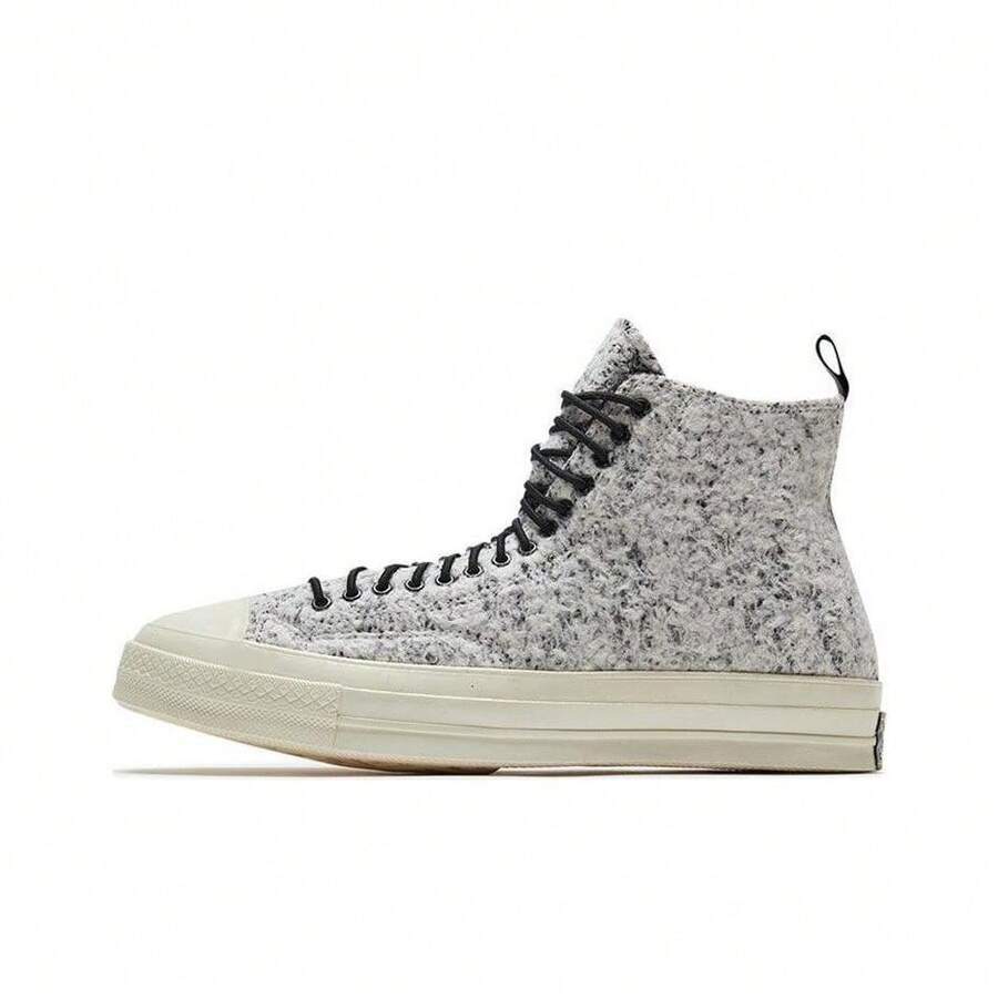 Sepatu Kanvas Converse High-Top Bertali Ujung Bulat Era 1970-an, Unisex, Cokelat Tua - cokelat tua - View 1