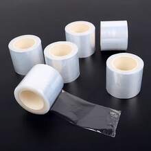 5 Rolls Eyebrow Tattoo Semi-Permanent Makeup Protective Film 42mm*200m Tattoo Accessories Semi-Permanent Makeup Supplies - Clear - View 4
