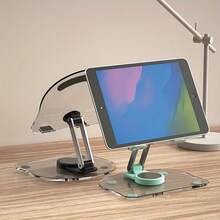 Acrylic Flat Phone Stand, Cute And Practical, 360° Rotatable, Foldable For Easy Carrying, Available In Pink And Green. Choose Your Favorite Color For A Better Look - New Arrival - View 11