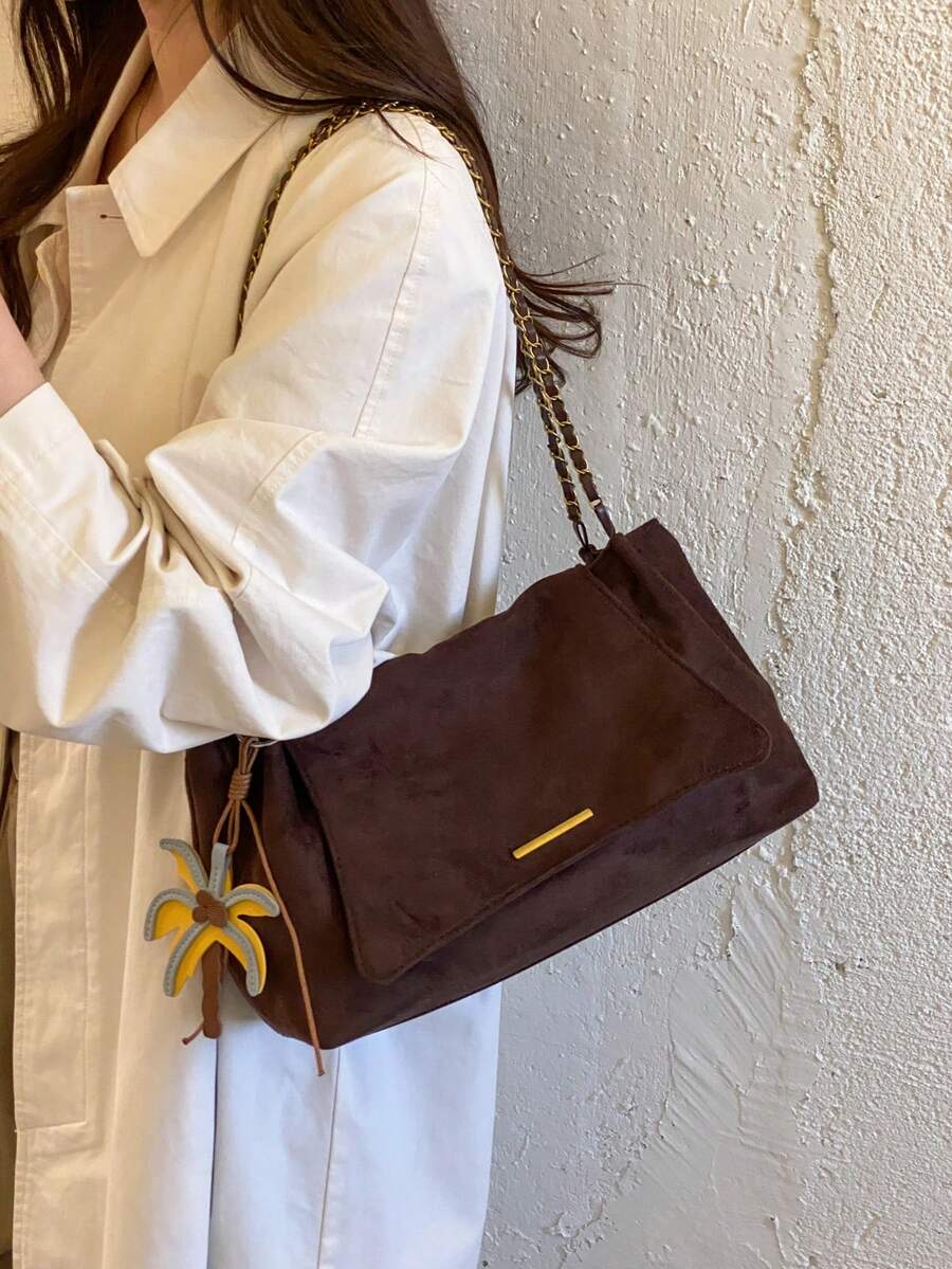 Women's Autumn/Winter New Fashion Chain Shoulder Bag Large Capacity Tote
