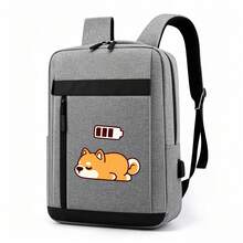A Campus Backpack With Cat Pattern Print For Boys, Business Backpack, Multiple Colors Available, Girls Backpack, Suitable For Campus, Short Trips, Student Campus, Daily Commute And Work, Large Capacity Compartment For Laptop And Various Learning Supplies, All Season Use - Backpack - View 5