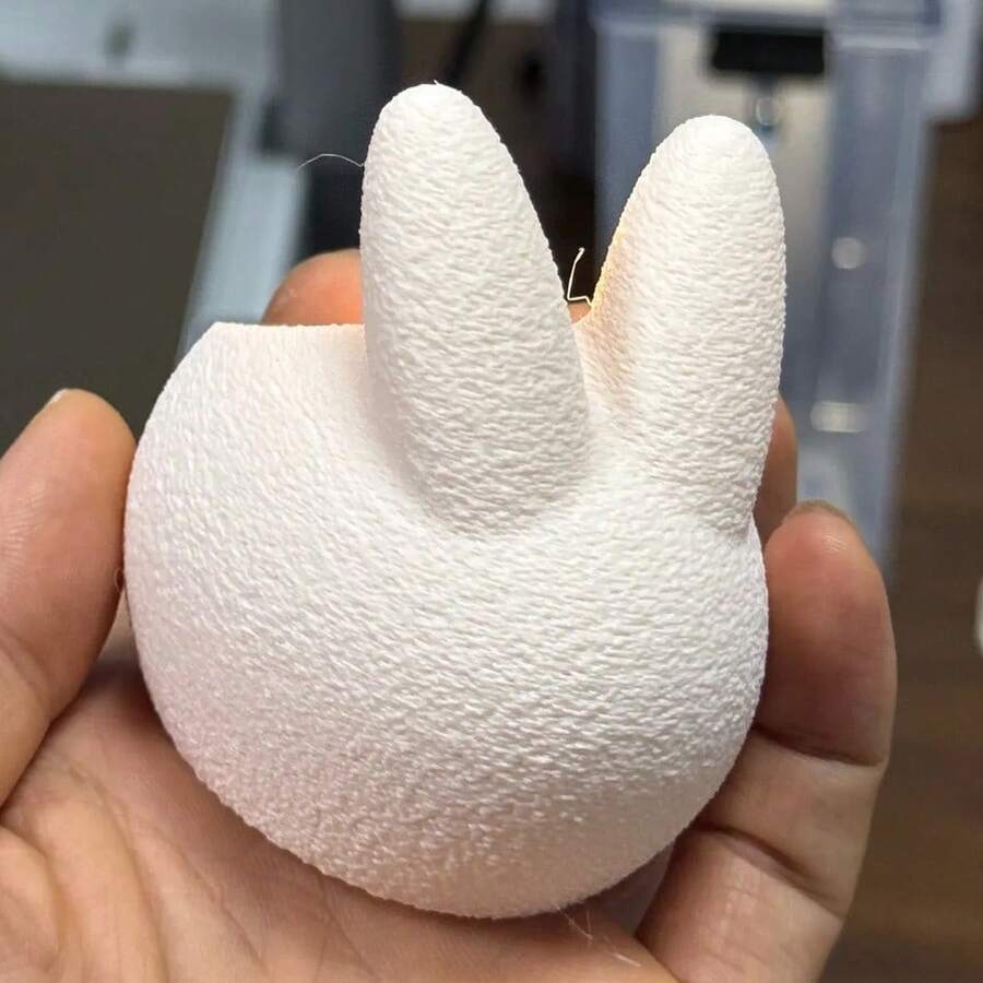 3D Printed Rabbit Shaped Tea Light Candle Holder, Cute Rabbit Ear Candle Stand, Matte Texture, Multi-Color LED Tea Light Lamp Holder, Easter Spring Desktop Decor, Home Desktop Decoration, Christmas Stocking Filler Gift And New Year Gift - Multicolor - View 1